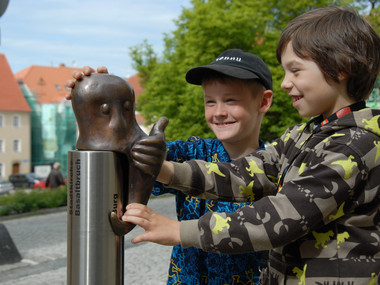 Kinder entdecken die Burg Stolpen