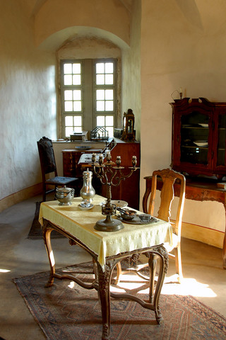 Obytná místnost hraběnky Coselové ve věži Coselturm © K. Schieckel