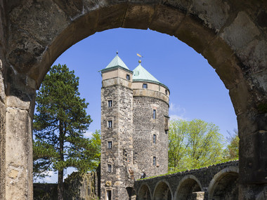 Torbogen der Burg Stolpen